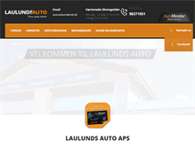 Tablet Screenshot of laulundsauto.dk